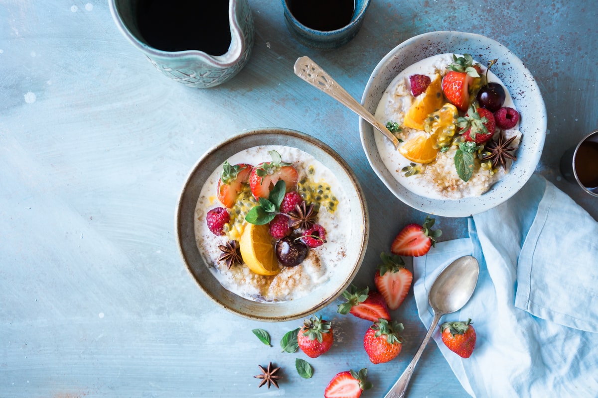 Frutas del bosque y alimentos ricos en antioxidantes